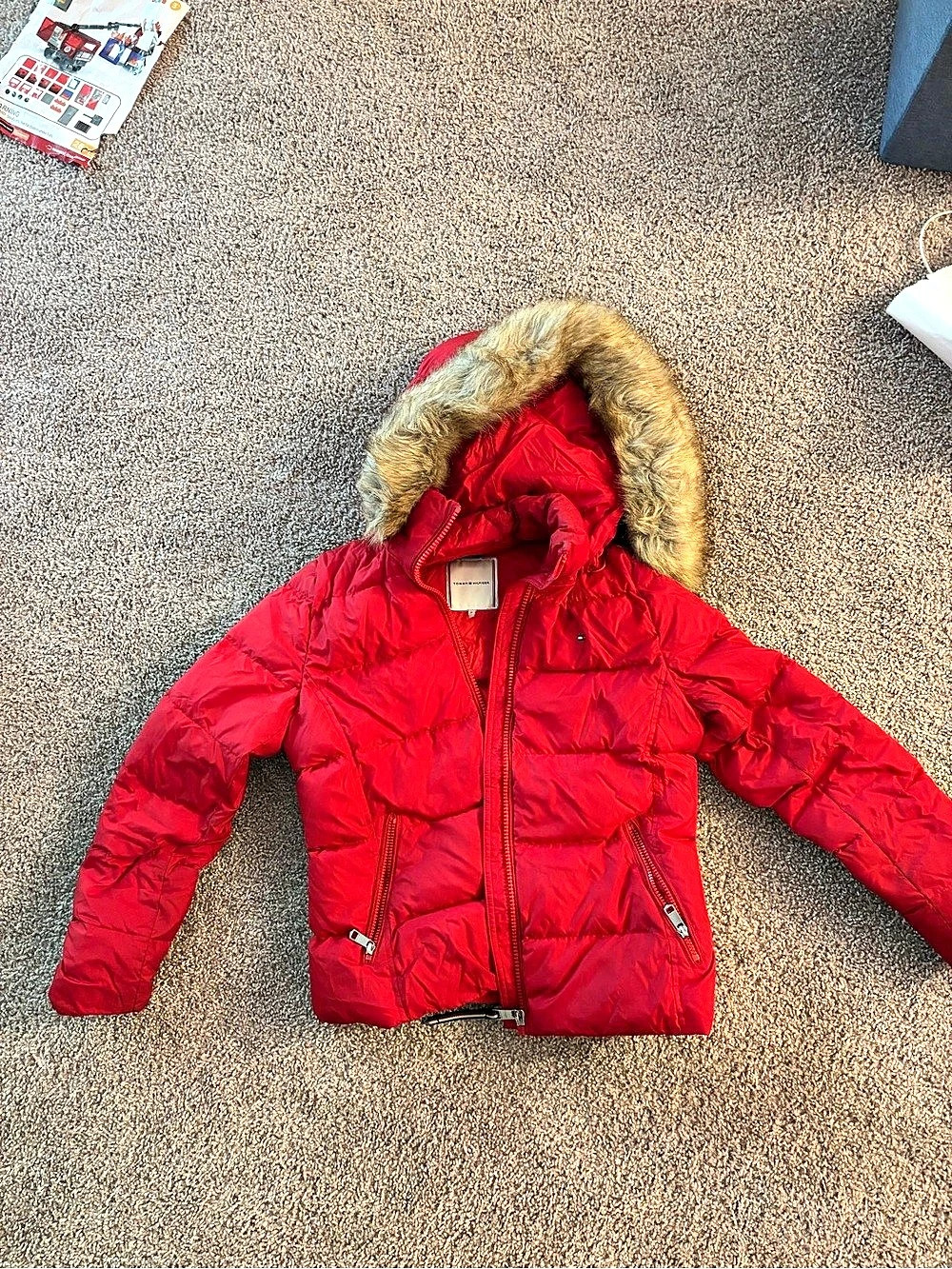 Tommy Hilfiger Kids Puffer Jacket Red women’s Medium